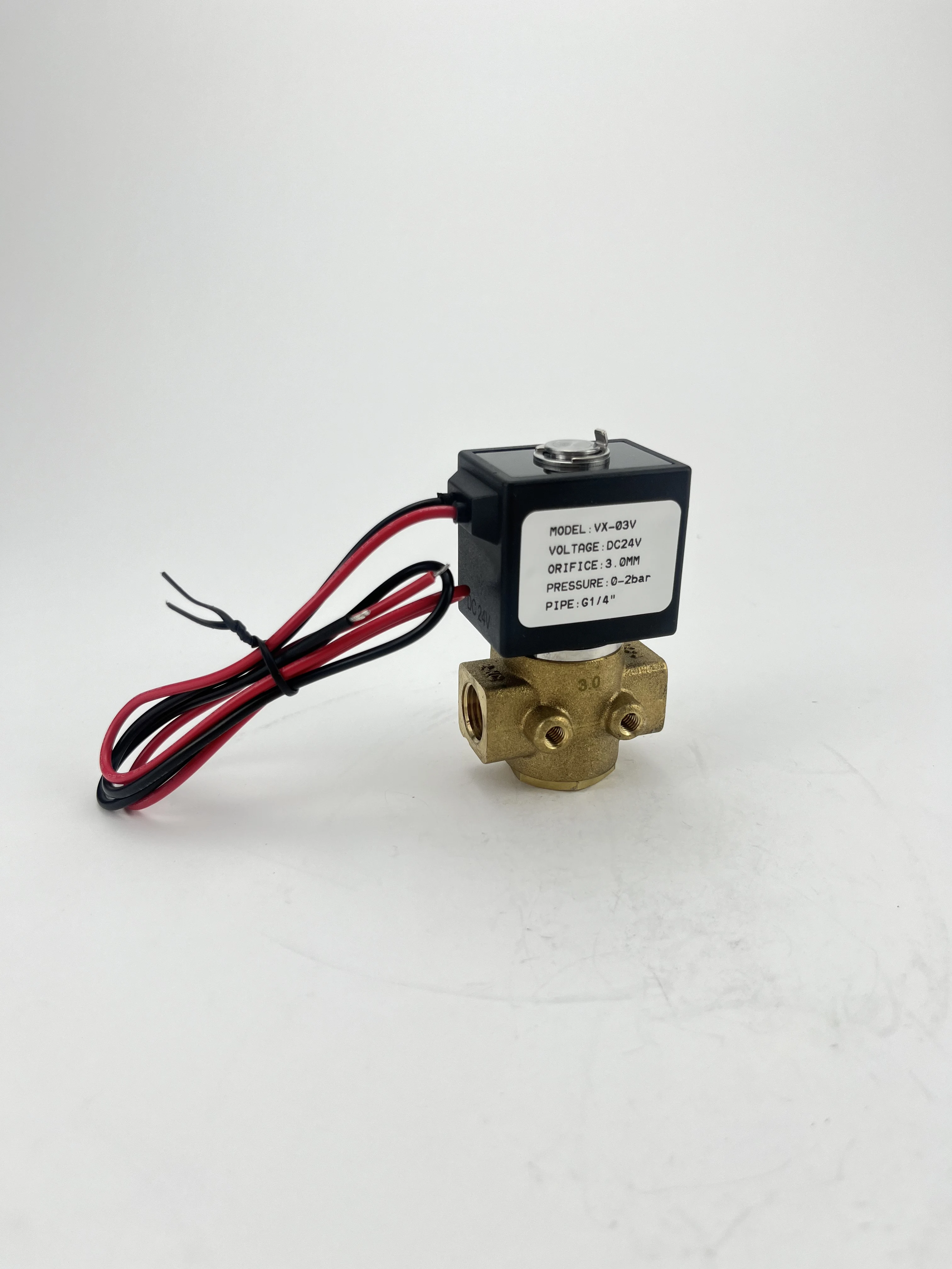 VX Series Two-Position Three-Way 3/2 Small Direct Acting Brass Body Solenoid Valves
