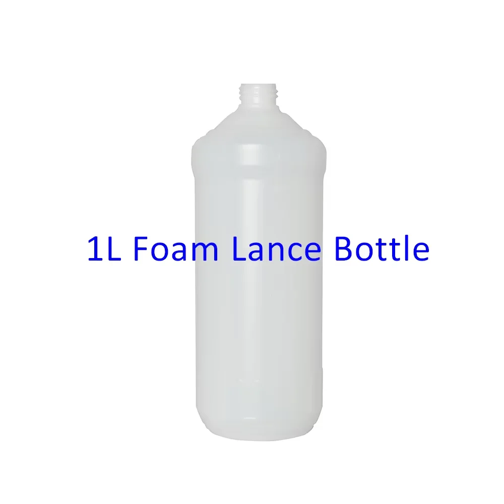 Schneeschaumlanze, Plastikflasche, Schaumkanone, Tankbehälter, 32 Unzen Schaumpistolenflasche, 1 Liter