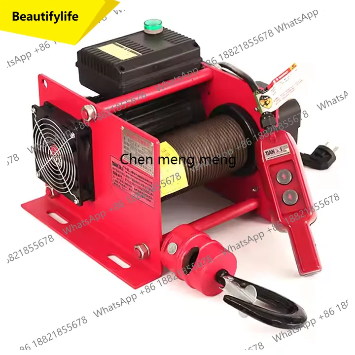 A55 220V Home Winch 1 Ton Electric Hoist Multi Function Lift 380V Industrial Lifting Equipment
