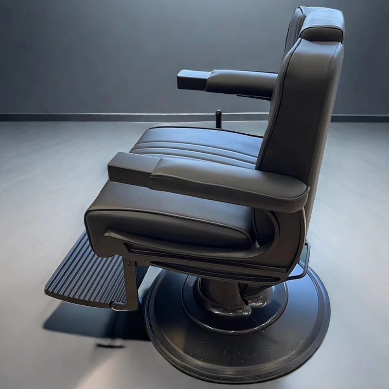 كرسي حلاق مريح مريح من القطيفة كرسي صالون منجد تصفيف الشعر استوديو مساحة التجميل صالون دي كوافير الأثاث