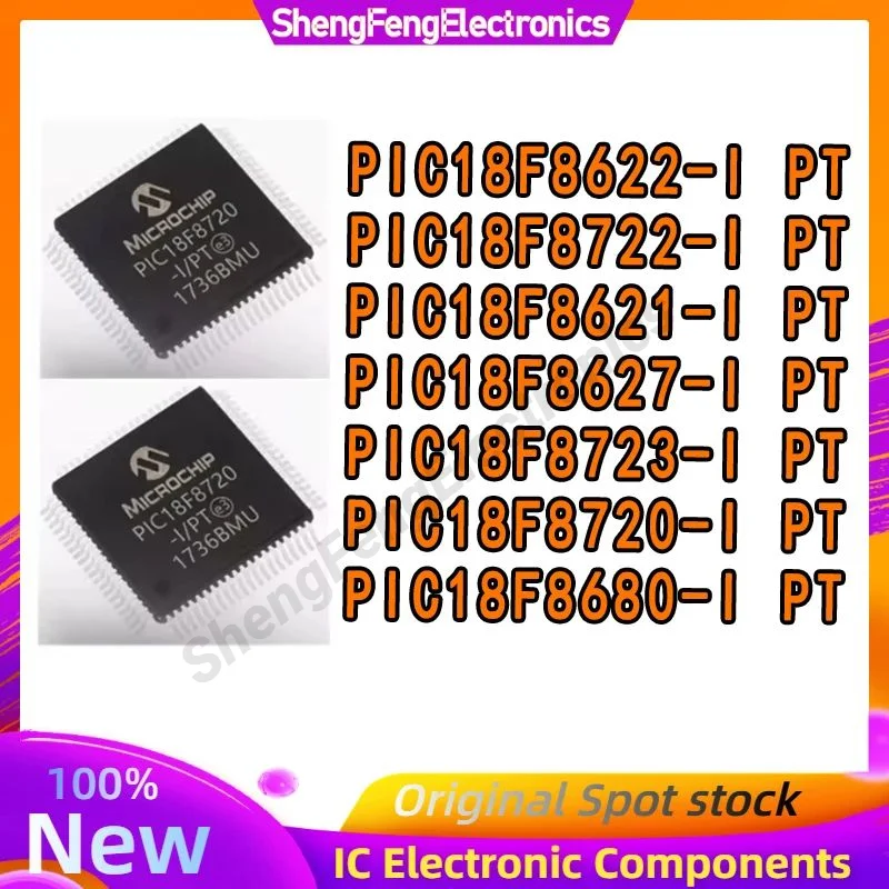 

PIC18F8627-I/PT PIC18F8621 PIC18F8622 PIC18F8722 PIC18F8720 PIC18F8680 PIC18F8723-I/PT MCU Chip 100% New Original in stock