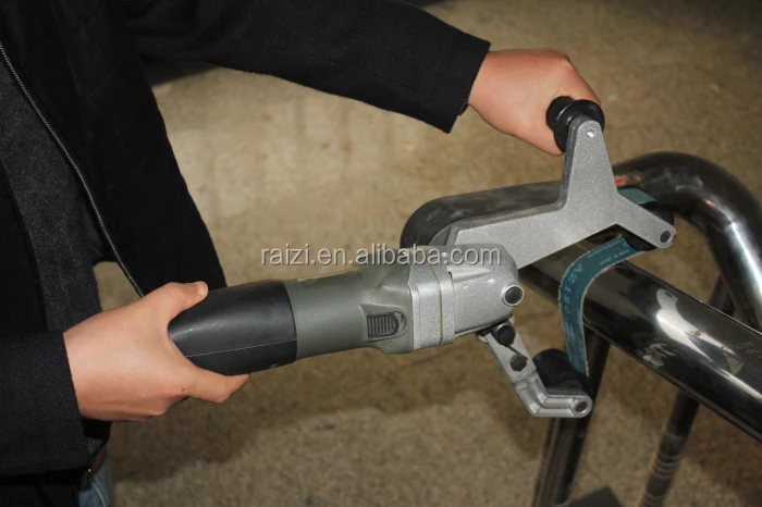 RAIZI 110 فولت/220 فولت 760*40 مللي متر متغير السرعة 900-2800 PRM أنبوبي حزام ساندر الملمع #3