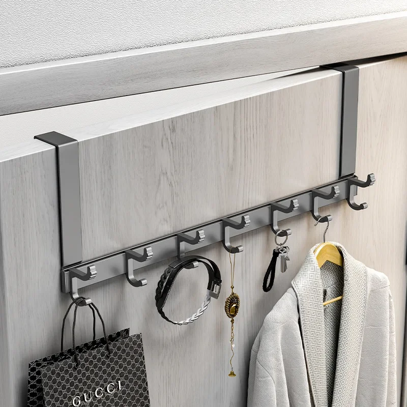 

The hook behind the bedroom door is free of punching and marking, free of installation, coat hook, coat rack, towel rack, wall h