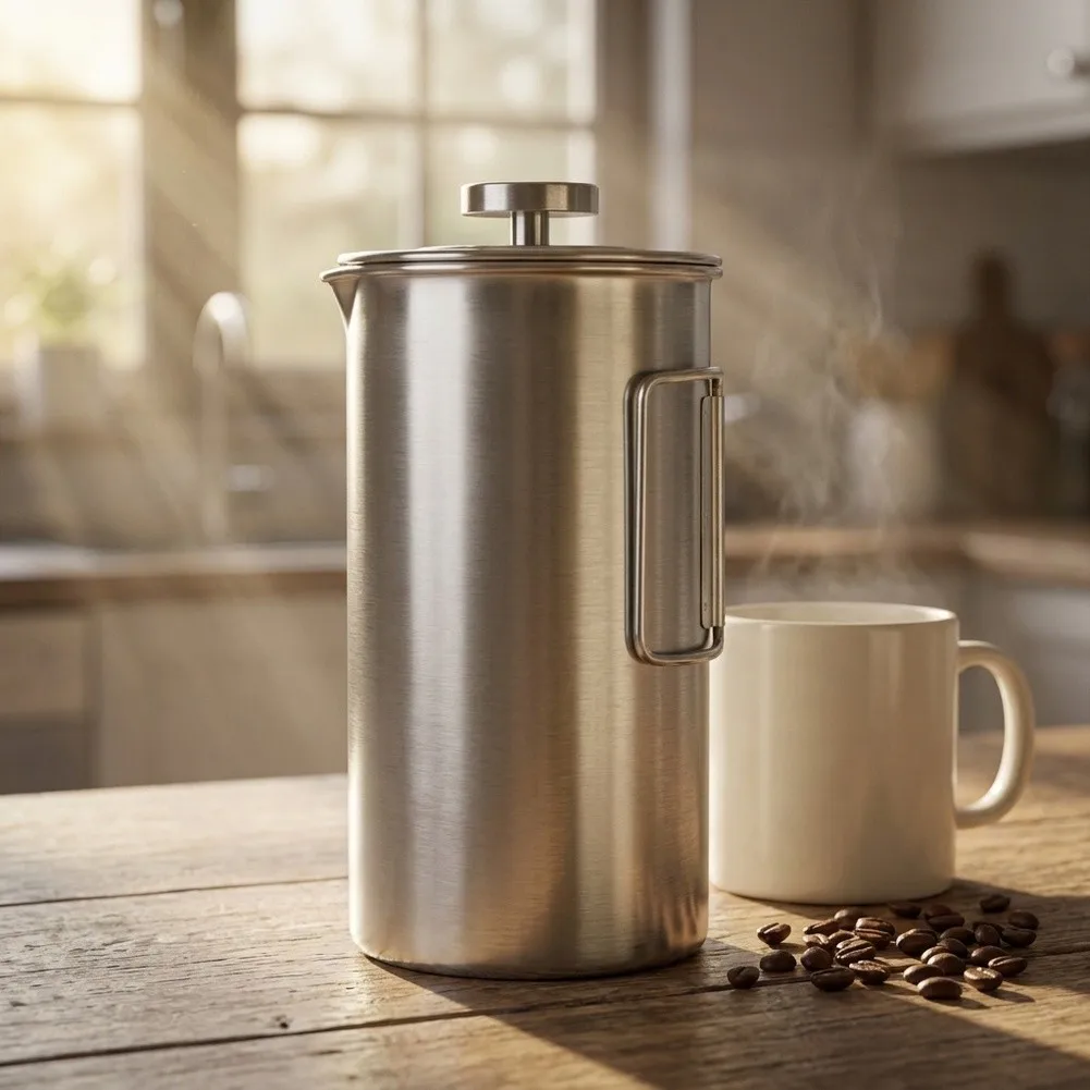 Stainless Steel 700ml Pour Over Coffee Pot with Clean Interior Finish Supporting Thorough Rinse After Each Brewing Cycle