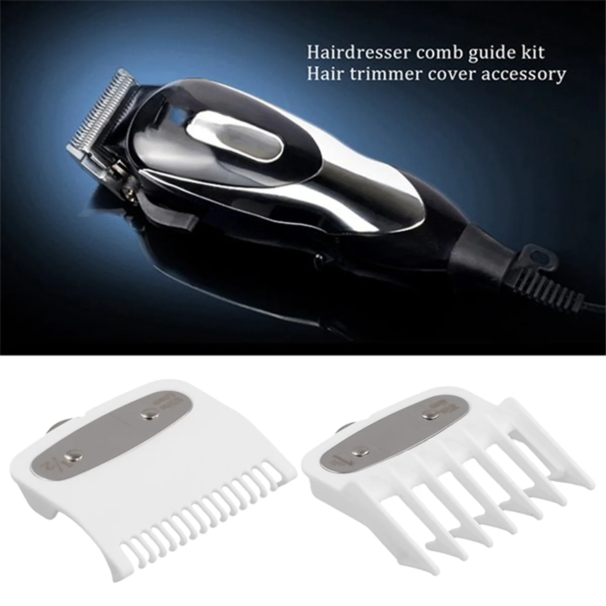 1.5MM/4.5MM Hair Clipper Combs Guide Kit Hair Trimmer Guards Attachments for WAHL Hair Clipper 2PCS