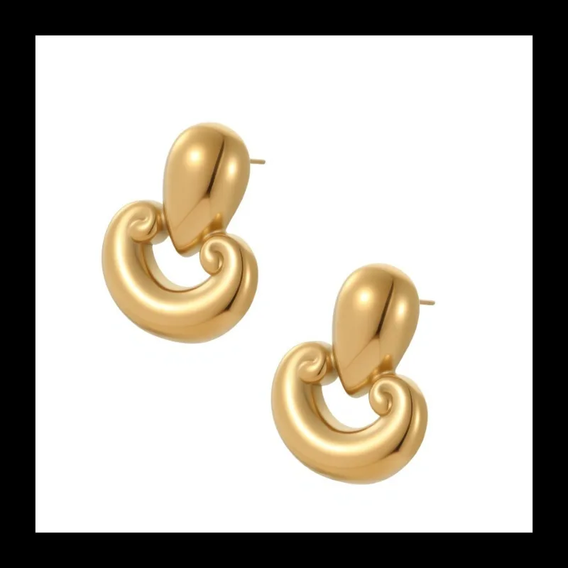 الرياح المعدنية الفرنسية الخفيفة الفاخرة الفولاذ المقاوم للصدأ مطلية بالذهب اللون الفضي مطابقة الشعور المتقدم #5