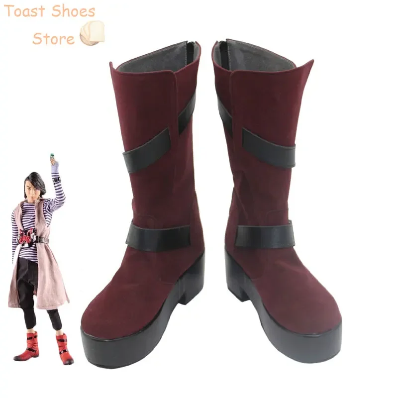 Philip Cosplay Shoes Sonozaki Raito Cosplay Prop Halloween Carnival Boots PU Leather Shoes Costume Prop