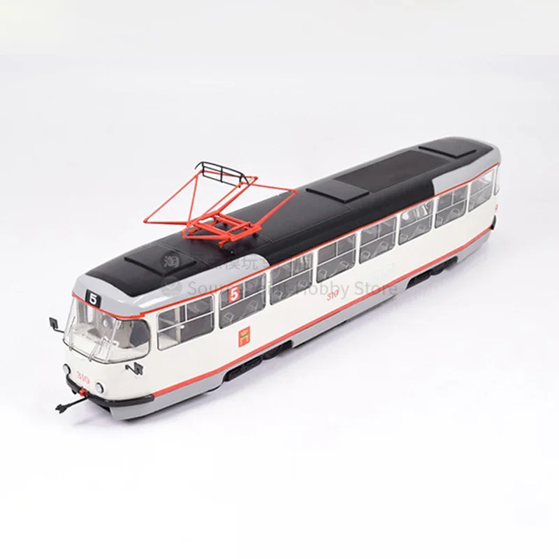 Diecast 1:43 Scale Russian Retro Tramcar 301 TATRA-T3SU Bus Alloy Car Model Adults Collectibles Toy Gifts Static Show Souvenir