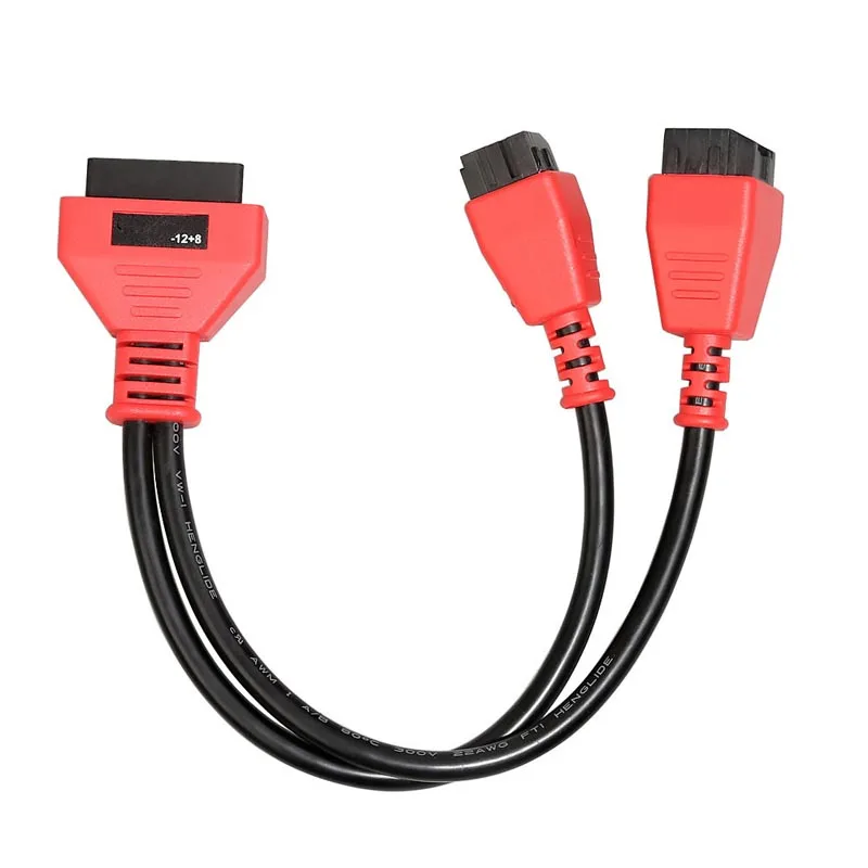 12+8 Connector For FIAT/ALFA ROMEO Programming Cable for Autel DS808 Maxisys MS905 906 908 PRO ELITE 12+8 Adapter Cable