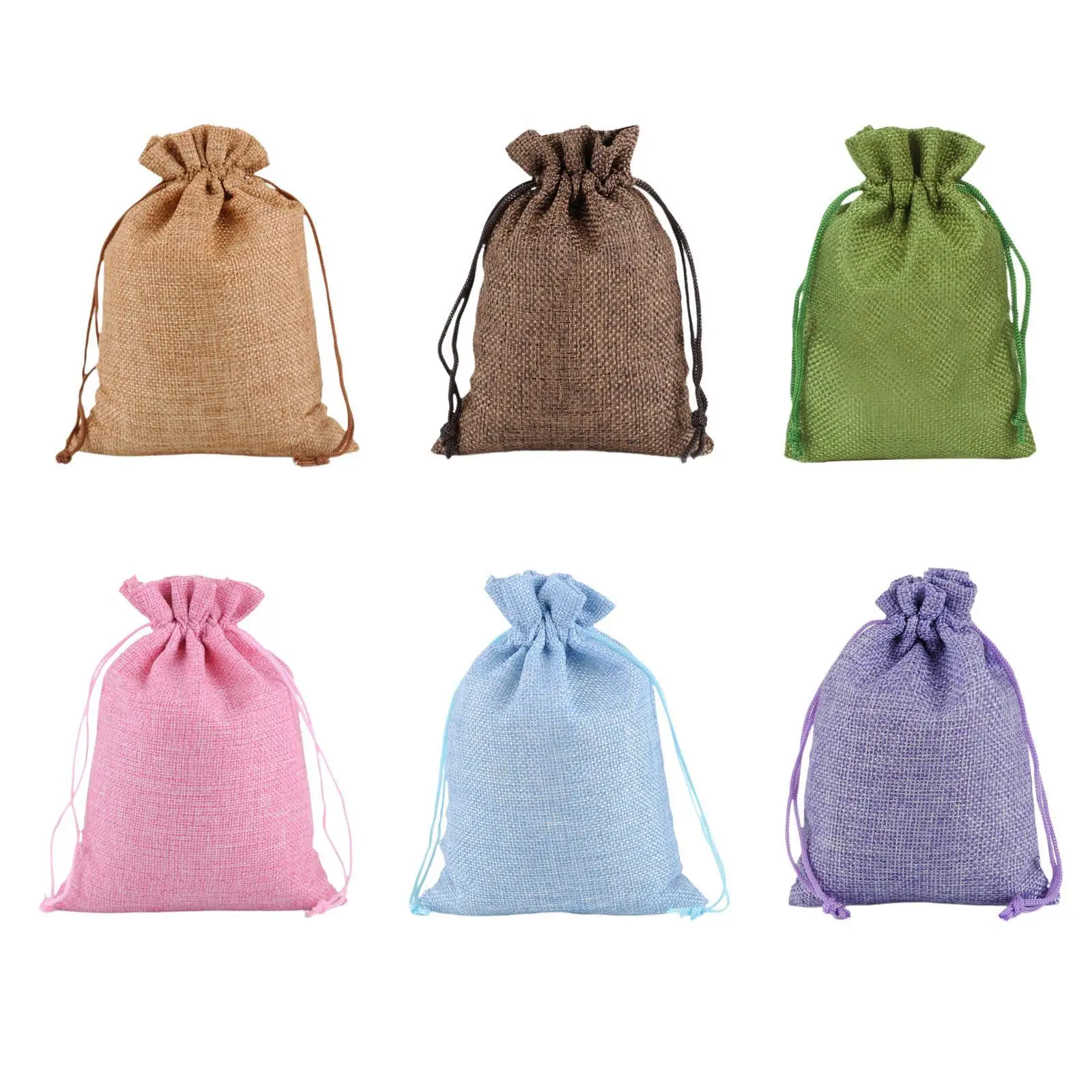 Sacchetti regalo da 50 pezzi con sacchetto per dolcetti con coulisse per generi alimentari, compleanni, Natale