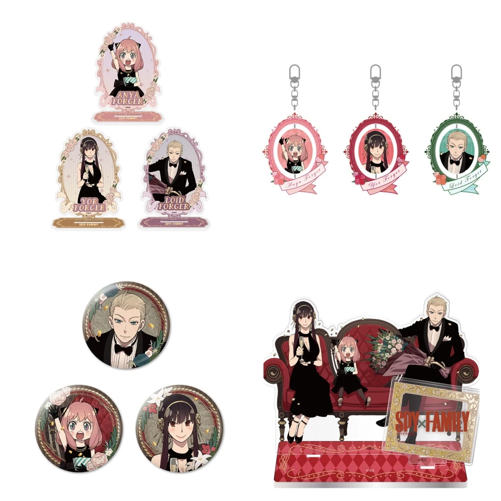 

MINISO spy family sofa series picture frame combination stand plaque badge rotating pendant