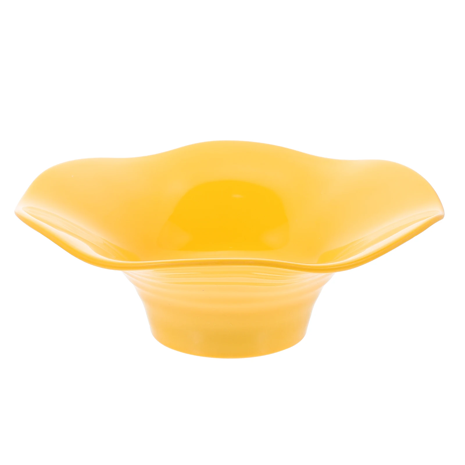 

Wavy Edge Dessert Bowl Reusable Melamine Salad Smoothie Lightweight Practical Kitchen Household Dining Set