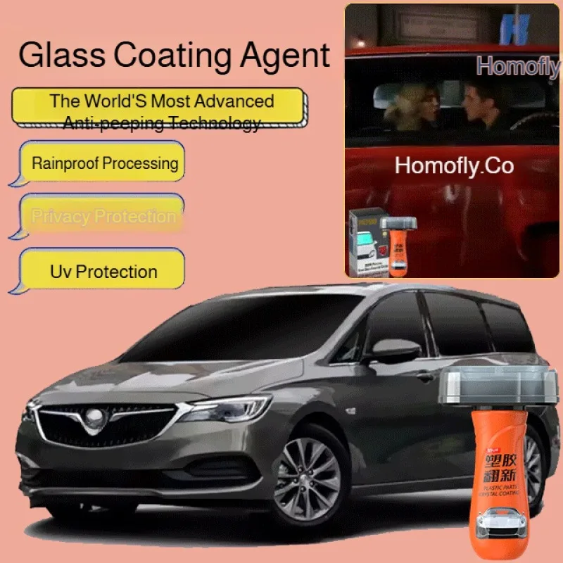 

Nano Protective Glass Shield Coating Front Windshield Glass Privacy Sun Protection Strong Anti Rain Fog Long-lasting Car Coating