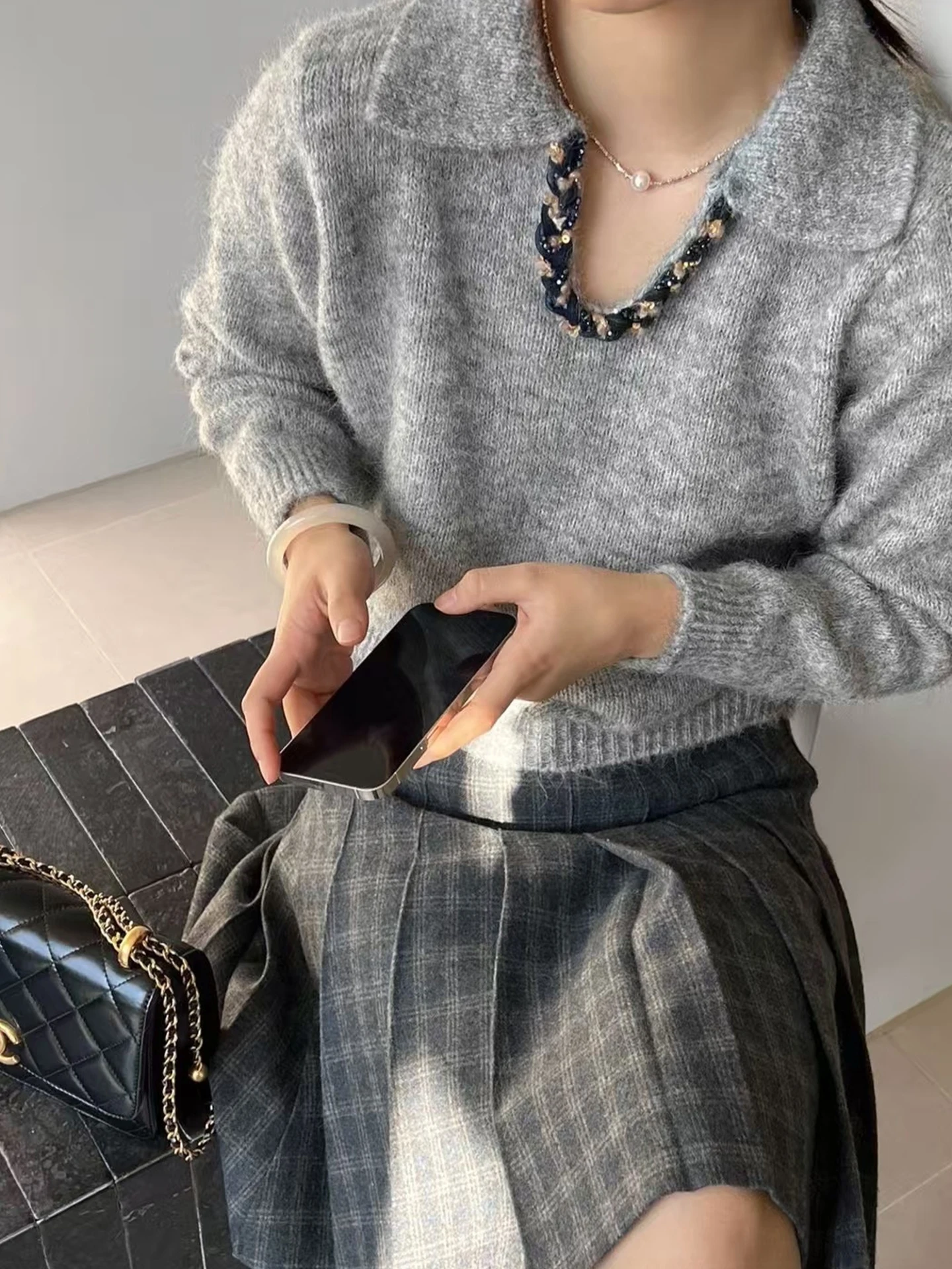 Comodo maglione di lusso Camere Long Sve da donna Top lavorato a maglia sopra la testa Faionable Versatile abbigliamento autunnale per l'età