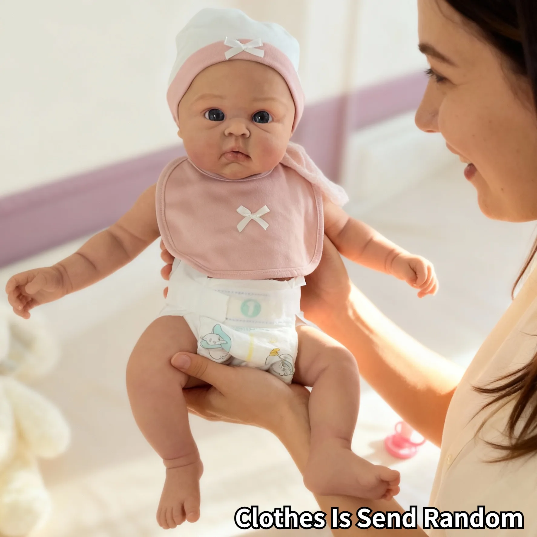 

A️1 18-дюймовый мягкий лысый силикон bebe Reborn для маленьких девочек, мягкий на ощупь ручной работы для новорожденных, подарки на день рождения для детей