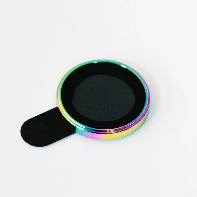 

Стекло объектива с металлическим кольцом для iPhone 15 16 Pro Max 15pro, защитная пленка из сплава для камеры, задняя крышка объектива с позиционером