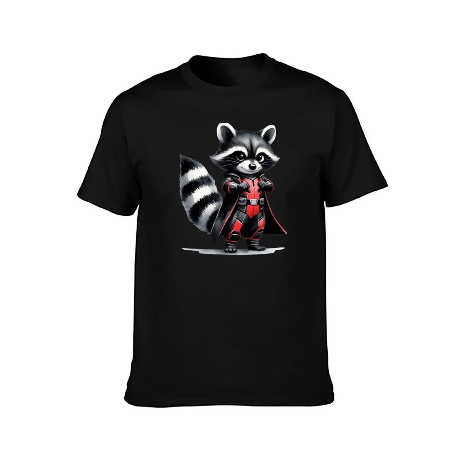 Raccon the Wasp T-Shirt Work Style Casual T-Shirt