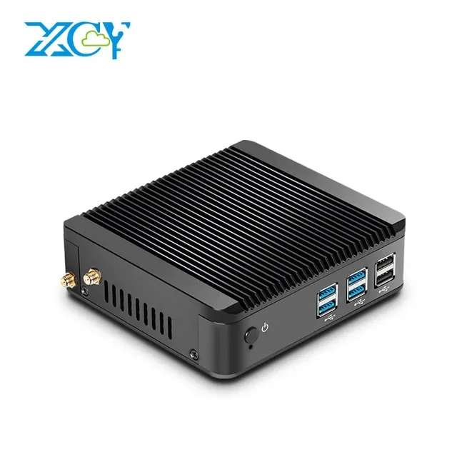 XCY Mini pc core i3 4010Y 4g ram 32g ssd with 300M WIFI fanless desktop computer