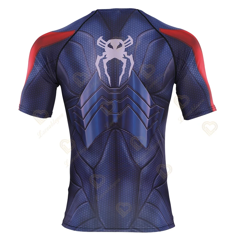 Spider Hero 2099 Raglan Short Sleeve Printed T Shirts Men Women Shirt Halloween Cosplay Costume Tops for Male Clothing