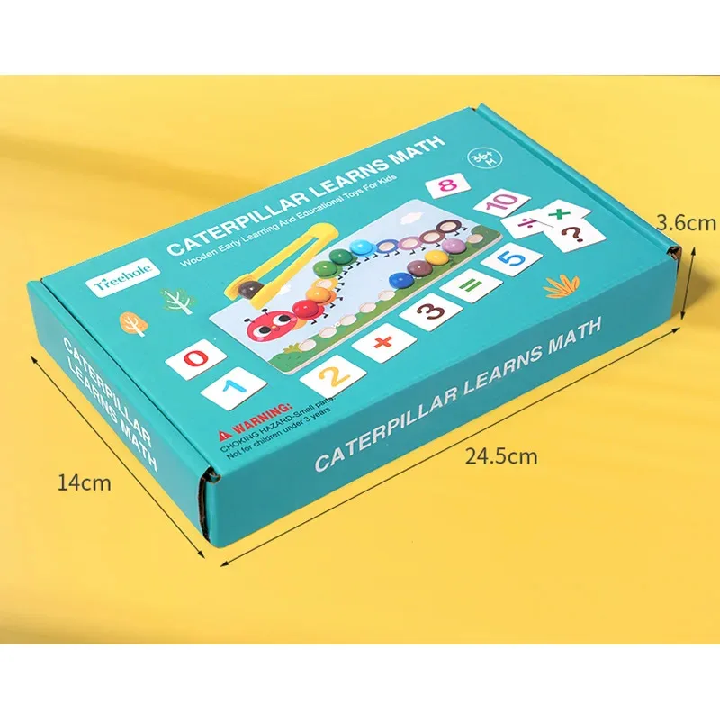 Zabawka do sortowania koralików - Montessori, edukacyjny prezent dla dzieci w wieku przedszkolnym