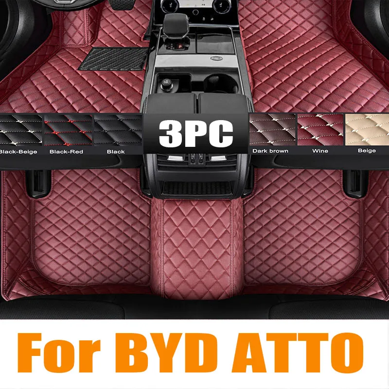 

Custom TPE Car Floor Mats For BYD ATTO 3 2022-2023 Right Hand Driver Auto Waterproof Carpet Interior Accessories