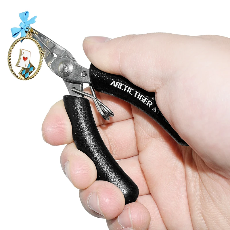 Mini Wire Cutter Diagonal Pliers Small Cutter Electronic Pliers Wires Insulating Rubber Handle Model Hand Tools DIY