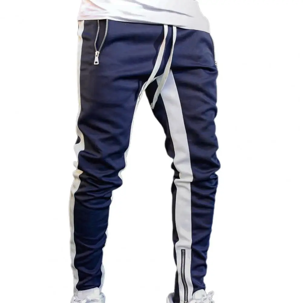 Sports Men Trousers Zipper Men Sweatpants Casual Pants 2024 Spring Autumn Joggers Man Pants Fitness Trousers for Jogging