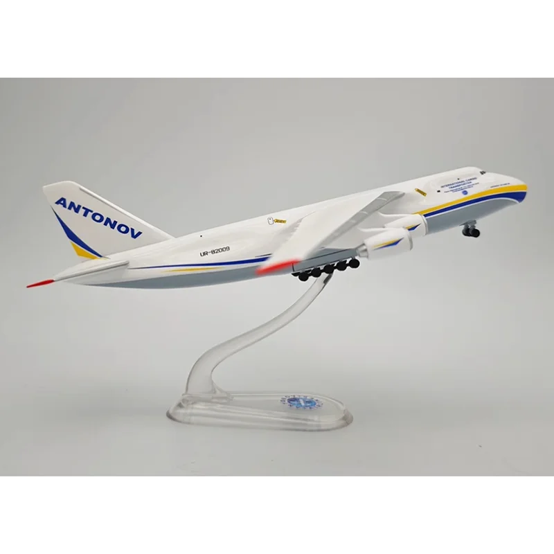 

1/400 Scale AN-124 Transport Static Aircraft Model Plastic Material Simulation Model AN124 Collection Decoration Display Gift