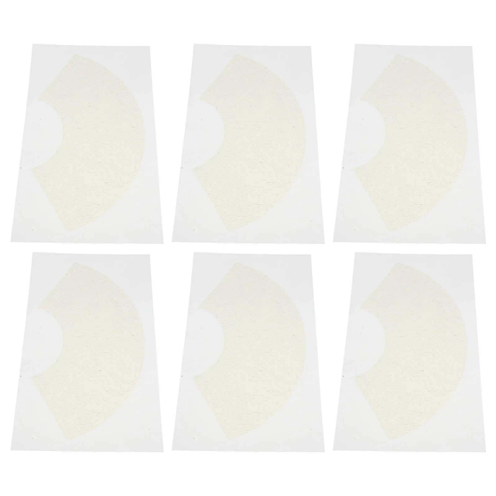 10Pcs 30x50cm Fan Shaped Xuan Paper Blank Rice Sheets Chinese Calligraphy Watercolor Drawing Delicate Texture White Paper