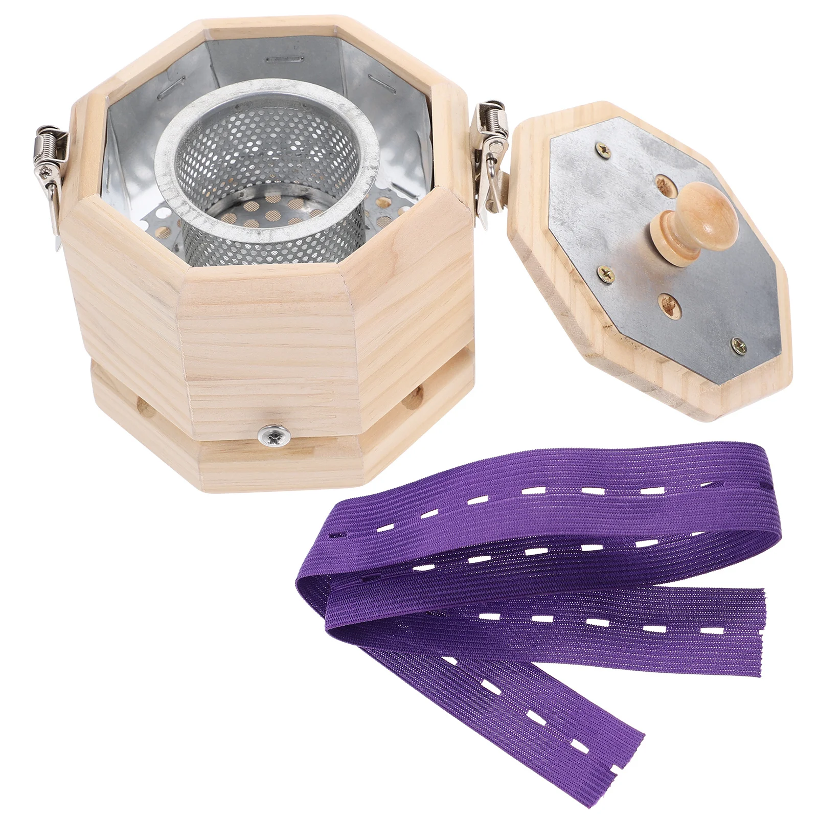 

1Pcs Solid Wood Moxibustion Box Bamboo Heat Resistant Navel Belly Abdomen Pain Relief Moxibustion Therapy Tool Moxa Cone Burner