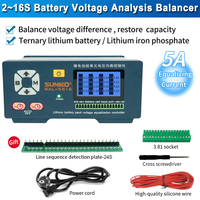 New SUNKKO 5616 Battery Balance Controller Lithium Battery Pack Capacity Repair 5A Current New Energy Vehicle Battery Balancer