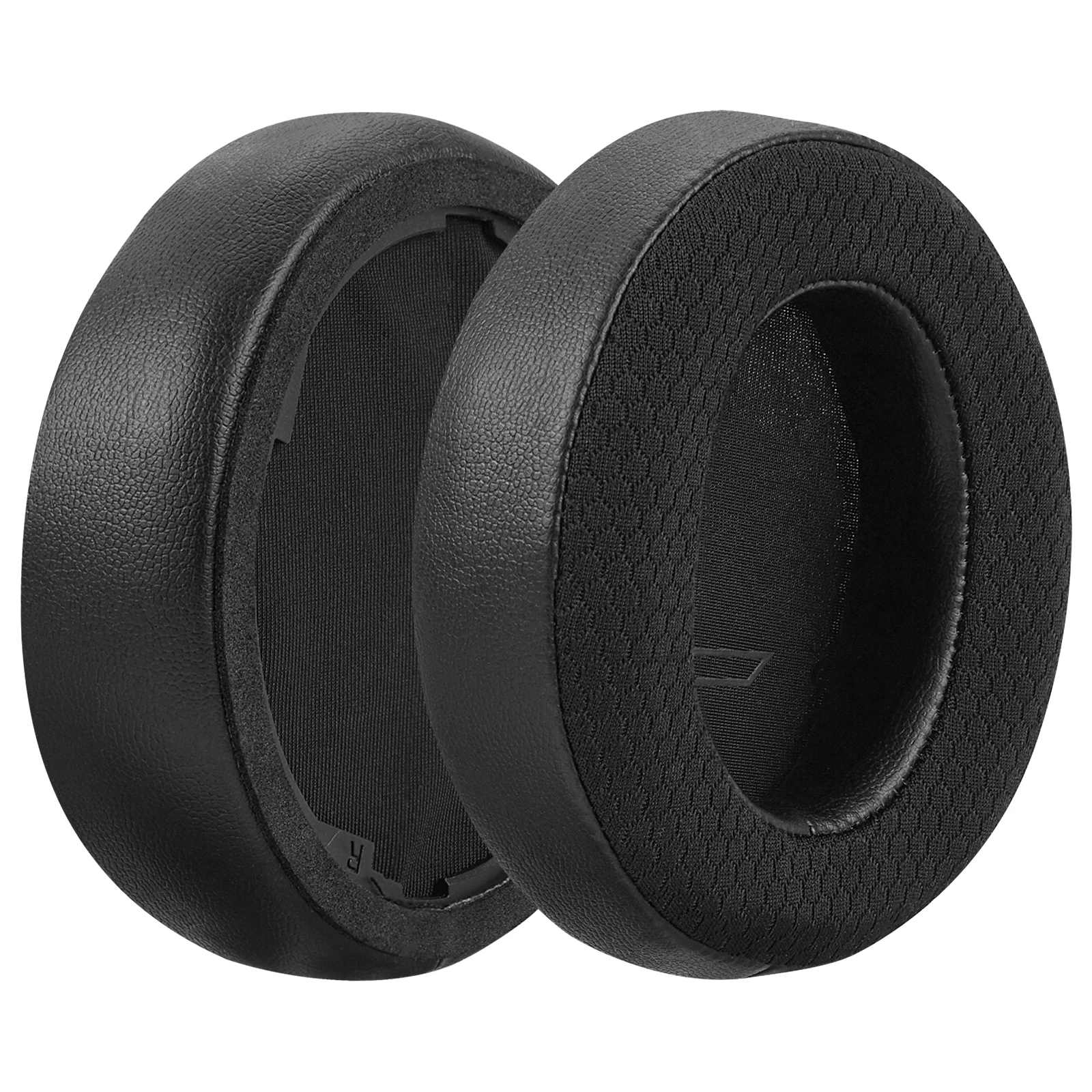 Geekria Comfort Mesh Fabric Replacement Ear Pads for Alienware AW310H, AW510H Headphones Ear Cushions, Headset Earpads