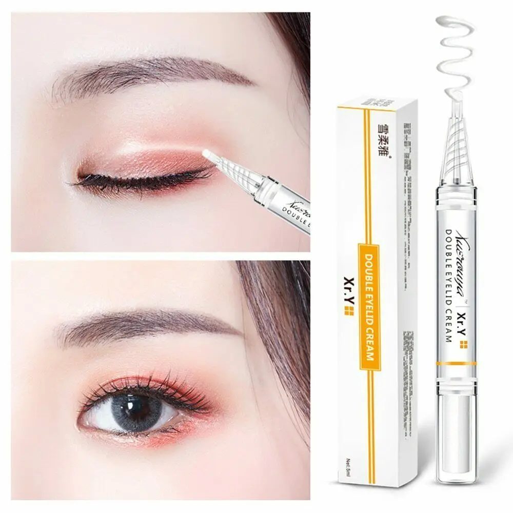 Not Glue Waterproof Fold Lift Super Stretch Invisible Traceless Eyelid Gel Eyelid Tool Double Eyelid Cream Eyes Shaping Tool