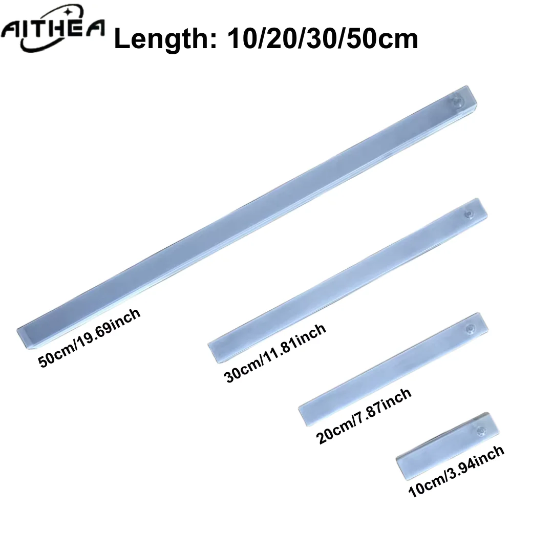 AITHEA Motion Sensor LED Night Light Type C Rechargeable Induction Lamp for Wardrobe Bedside Cabinet Wireless Led Strip Tube