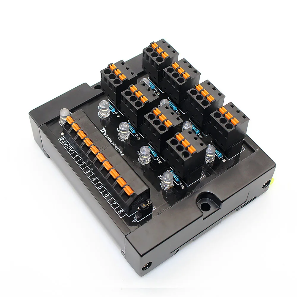 

SiRON T081-T suitable for Panasonic PLC 10pin Terminal Block and Controller Connection 8 bit Input Terminal Block Module S081-2