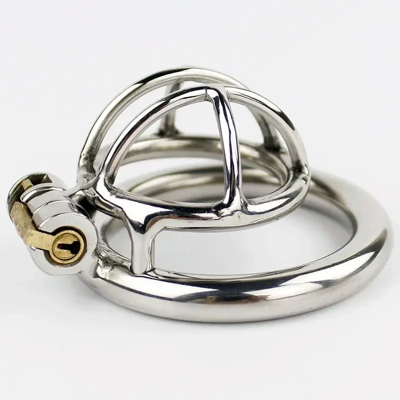 Super Small Penis Cage Lock Male Chastity Device Cock Ring Adult Sex Toy Men Breathable Cock Ring Penis Fetish Restrain