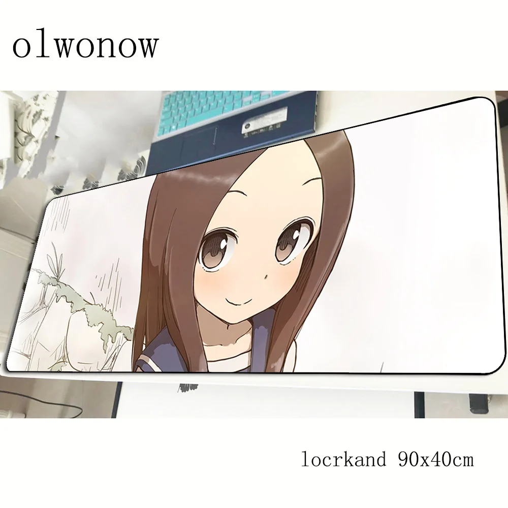 Karakai Jouzu no Takagi-san mousepad High quality Computer mouse mat gamer gamepad teclado gamer mousemat desk pad padmouse