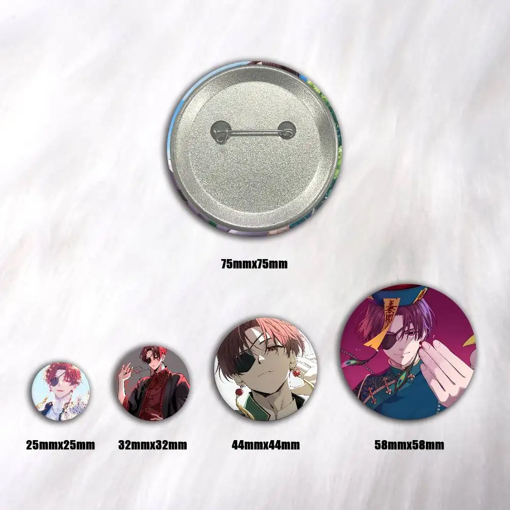 Anime W-Wind B-Breaker Hayato Suo Manga Badge Tinplate DIY Backpack Clothing Accessories Jewelry Pins