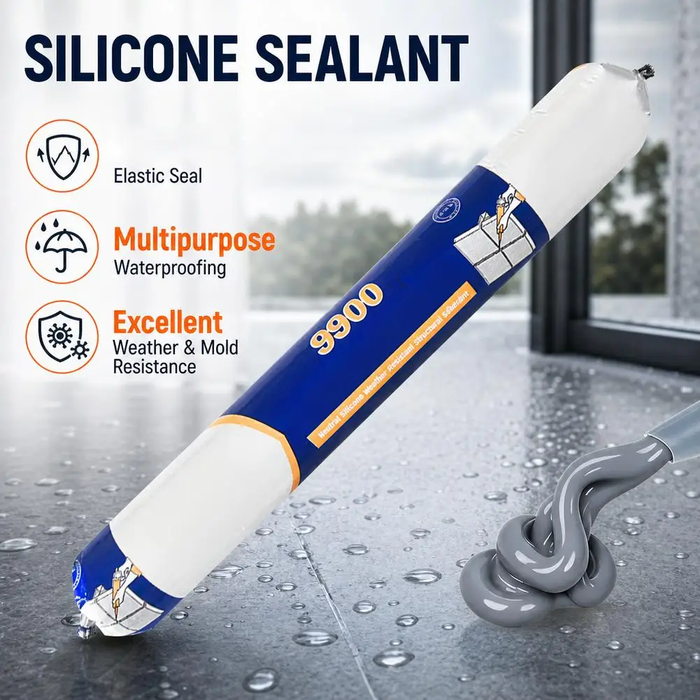 Strong Waterproof Sealant Structural Adhesive Glass Adhesive 9900 Structure Neutral Sealant For Crack Le Free Glue ﻿