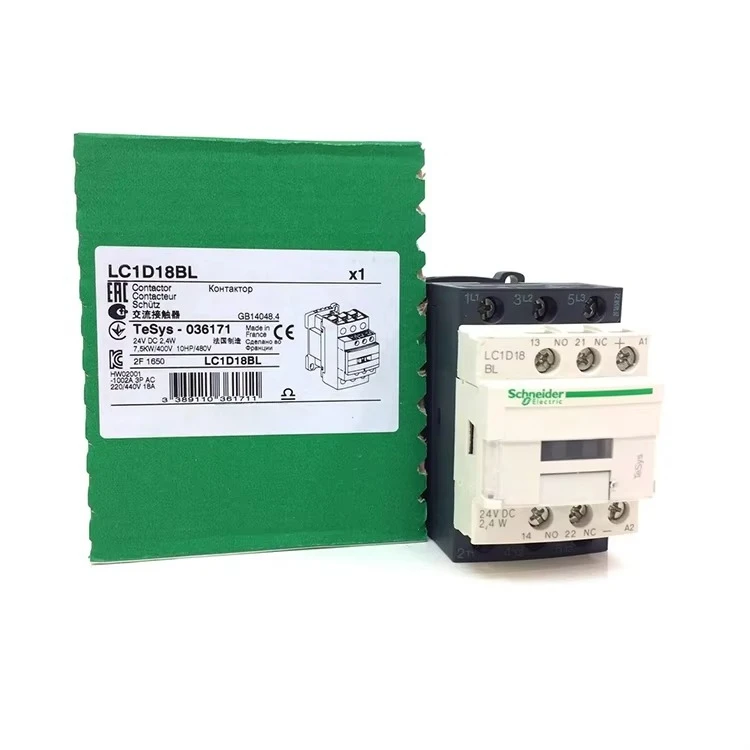 Schneider Original AC Contactor LC1D18BD/LC1D18BL/LC1D186BD 24VAC Point