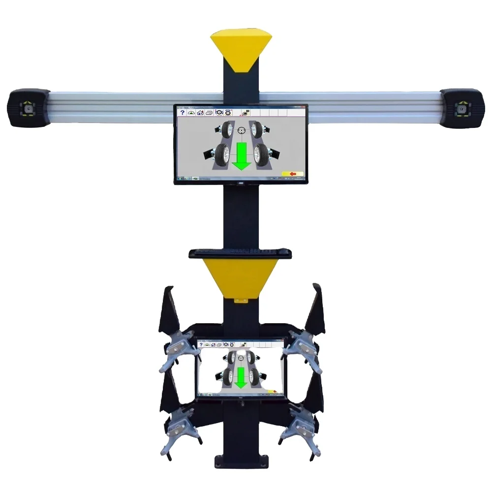 3D tire alignment wheel alignment machine dual screen four wheel locator car four wheel alignment