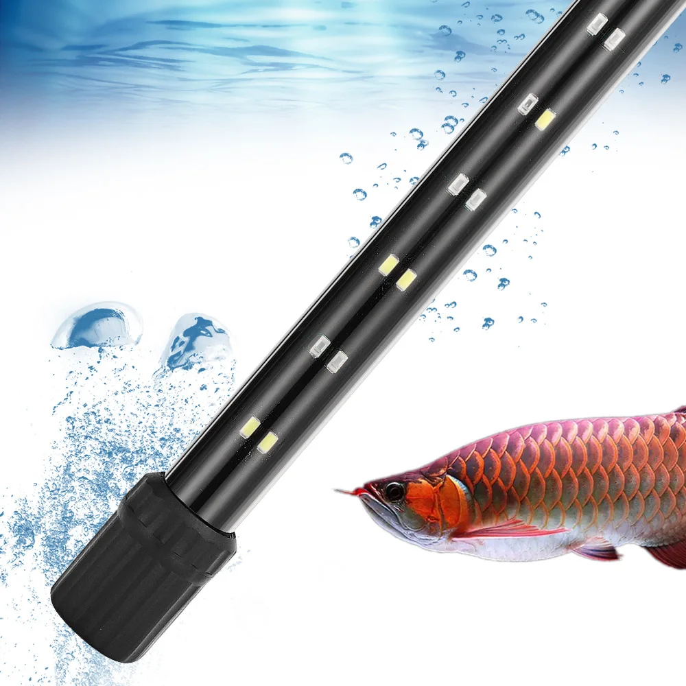 

LED Aquarium Light ,Submersible T8 Fish Tank RGB Diving Aquarium Decoration Light Tube, 3 Modes Super Bright Aquatic Plant Lamp