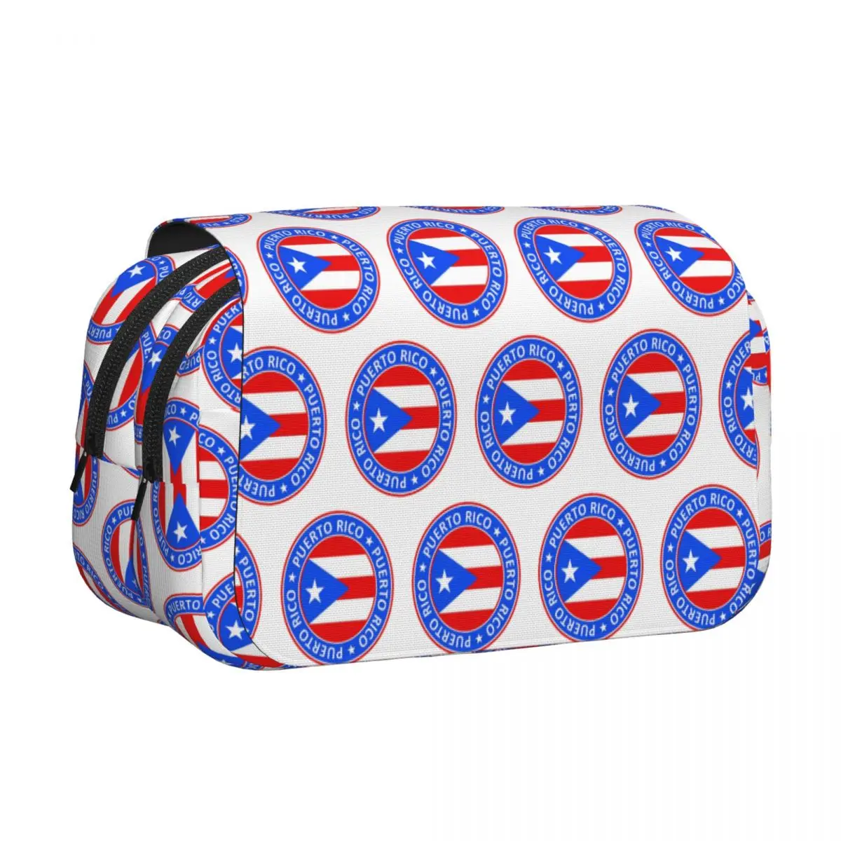 Puerto Rico Pencil Cases Pen Holder Hard Shell Leather Large Storage Pen Box Pencil Bag for Kids School