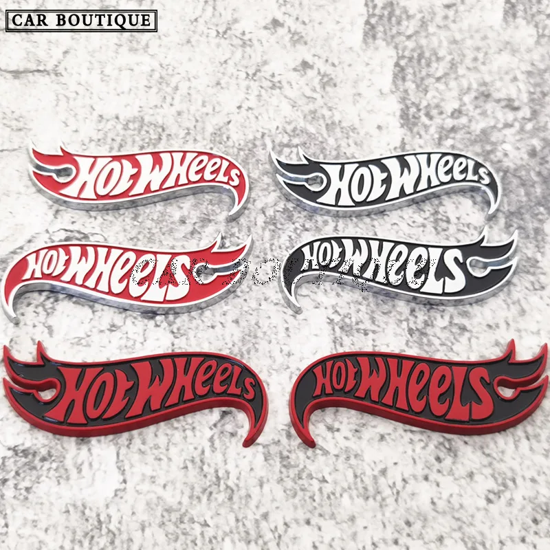 Hot-selling Cool and Handsome HOT WHEELS Hot Wheels Car Standard Zinc Alloy Car Stickers High-grade Fender Metal Car Stickers