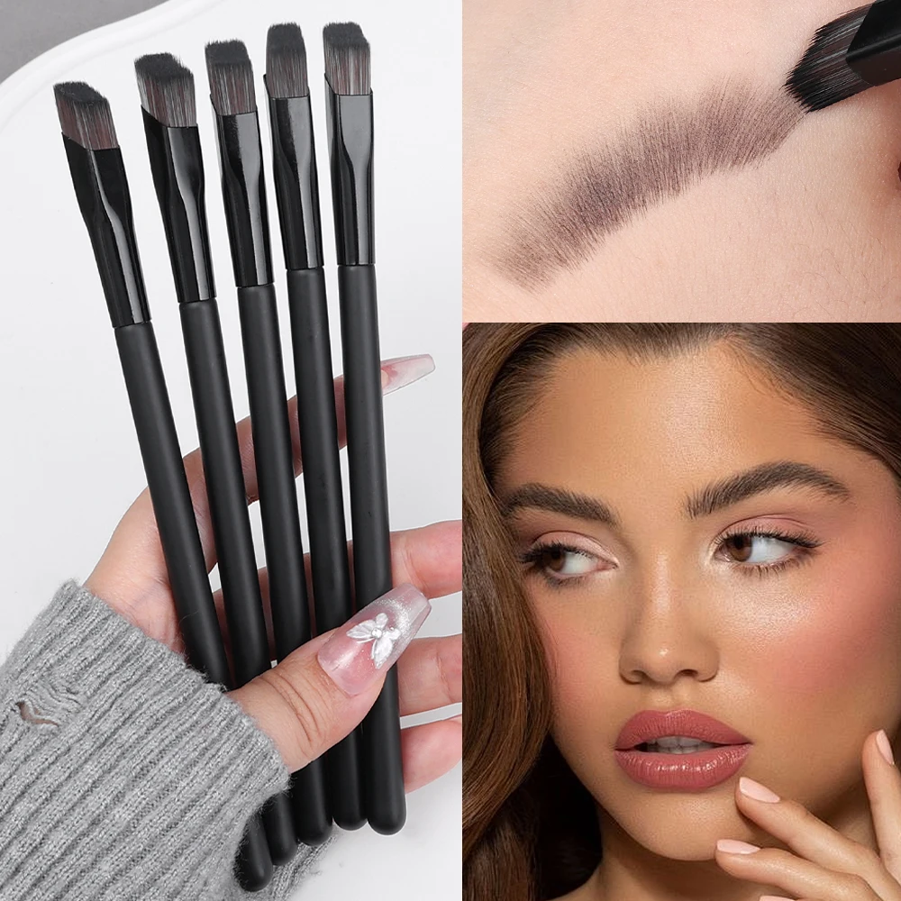 1-5PCS Wild Eyebrow Brush Multi-angle Multifunction Simulated Eyebrow Hair Makeup Brushes 3D Wild Eyebrows Make Up Brushes Tool