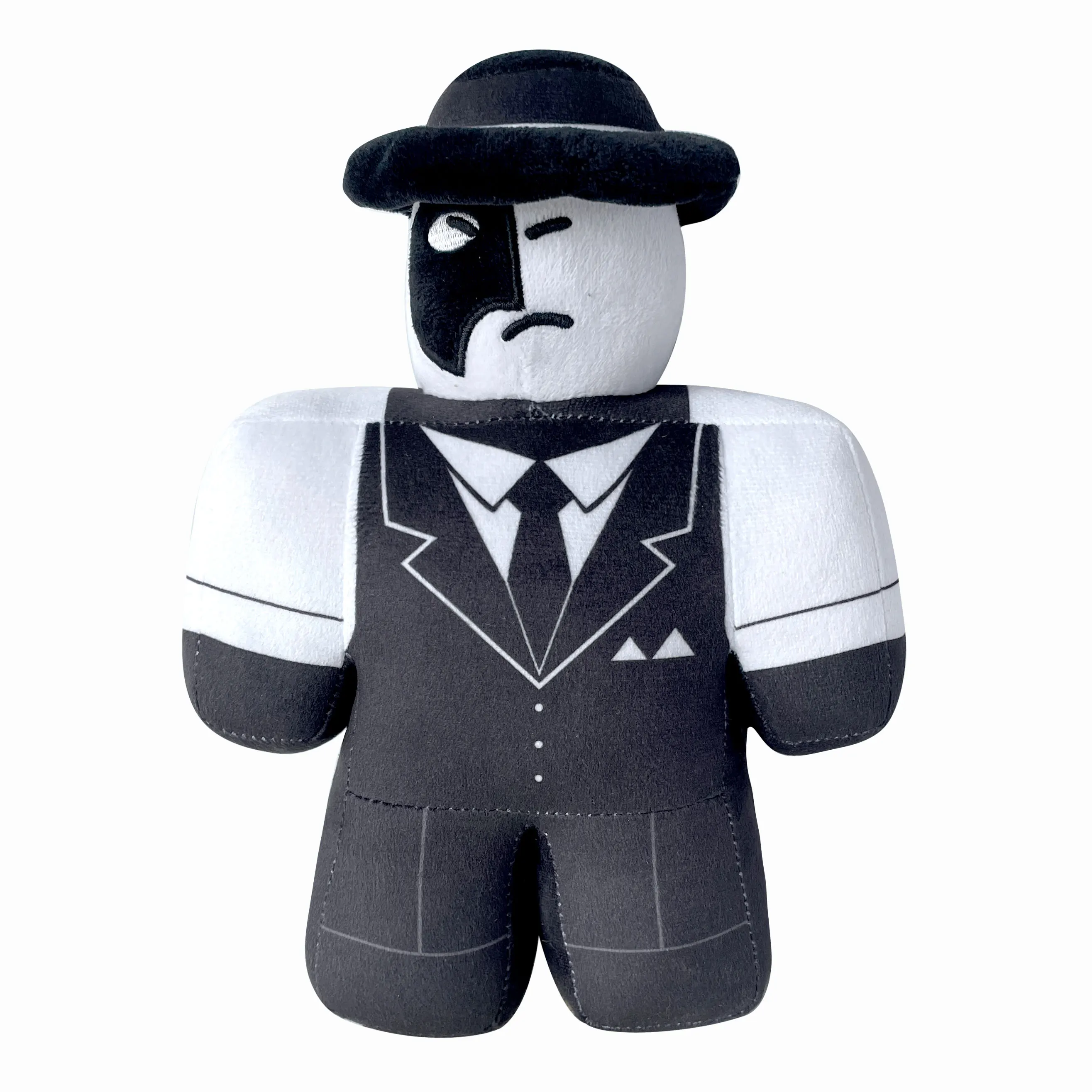 

Плюшевая кукла-маска Game Two-Times Forsaken Gubby Death Artful Black White Face Mask для детей, подарки на день рождения