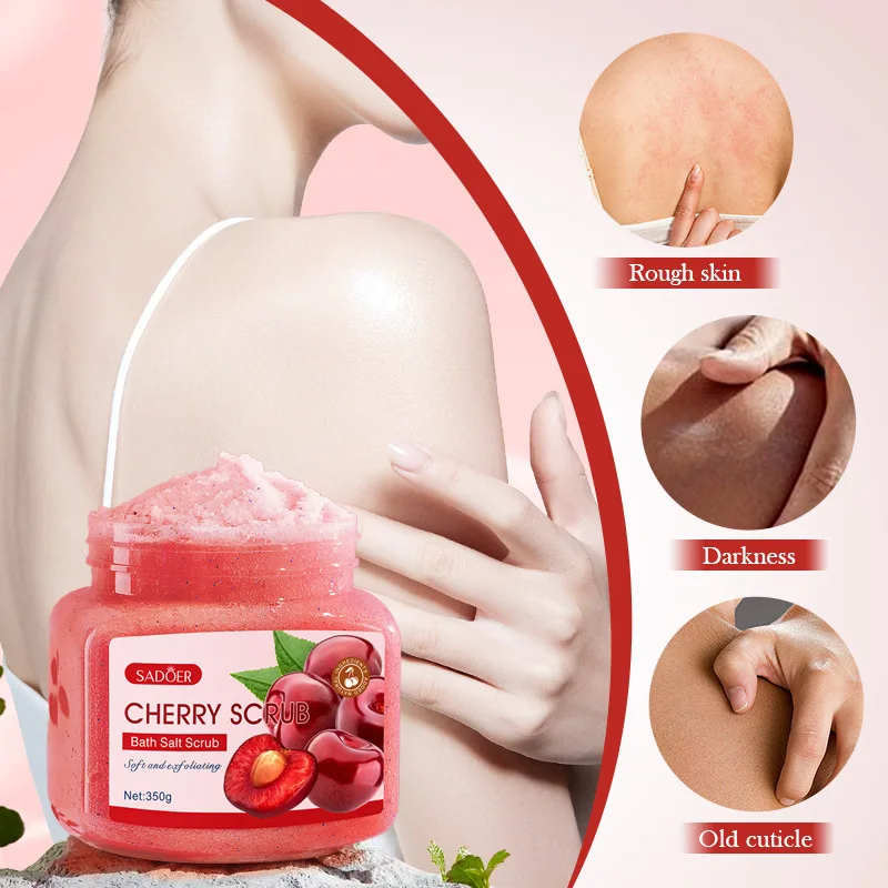 

Cherry Exfoliating Skin - Purifying Body Scrub: Deep Cleanse and Renew Skin