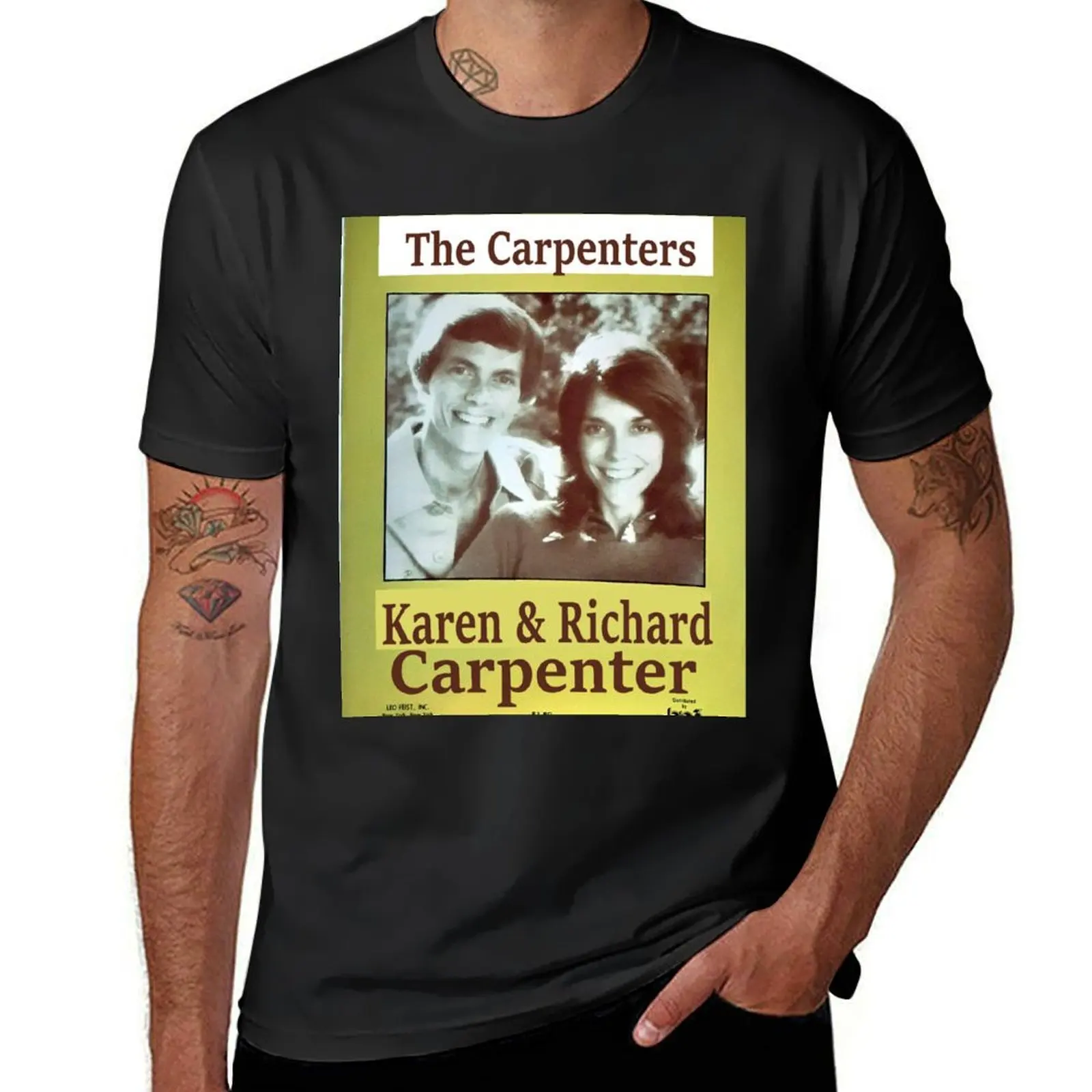 

The Carpenters,Karen & Richard Carpenter,Sheet Music, Karen, Richard T-Shirt vintage t shirts anime baggy shirts mens clothes