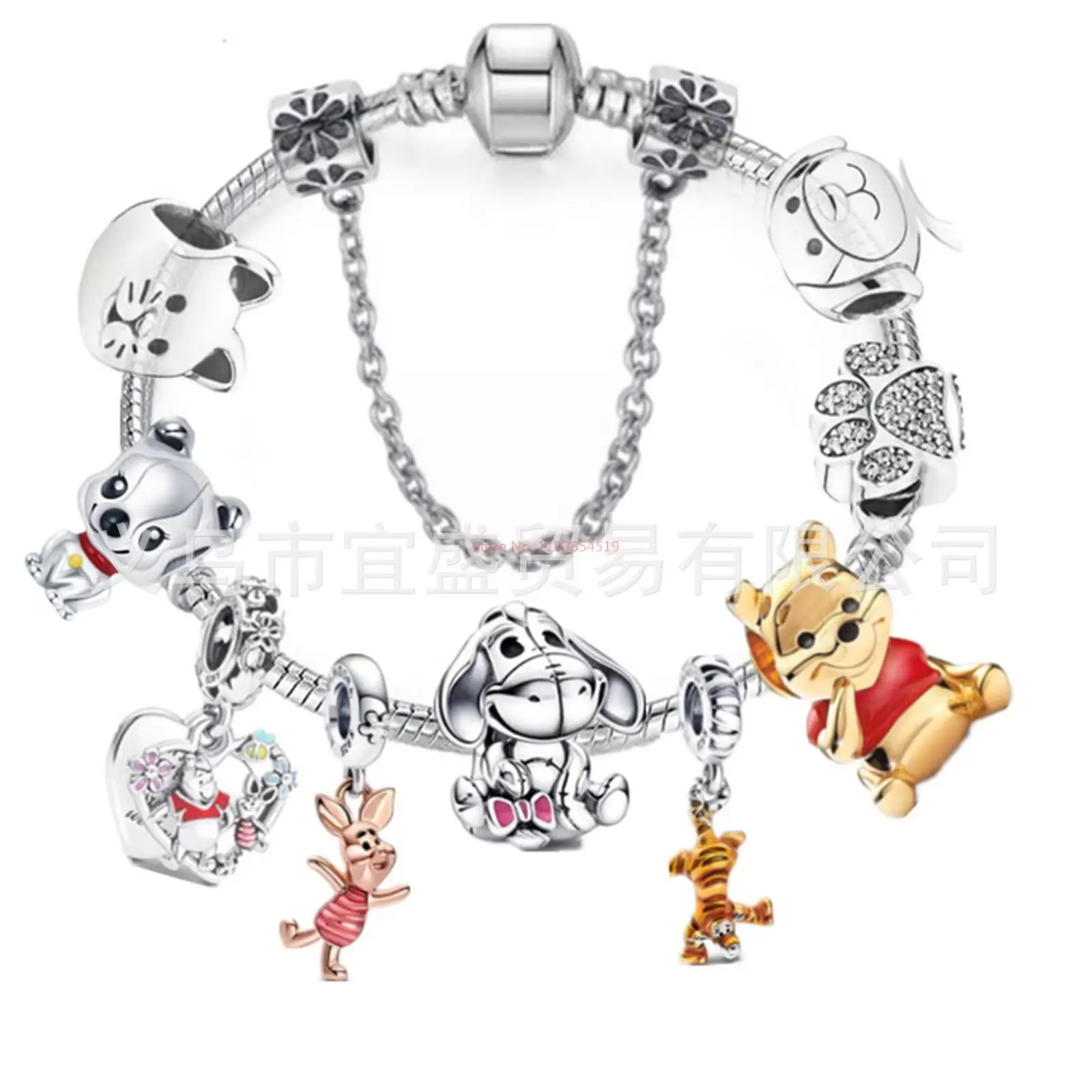 Stitch Mickey Mouse Kerst Countdown 24-kalender Advent Surprise Blind Box DIY Creatieve armband Sieraden Decoratie