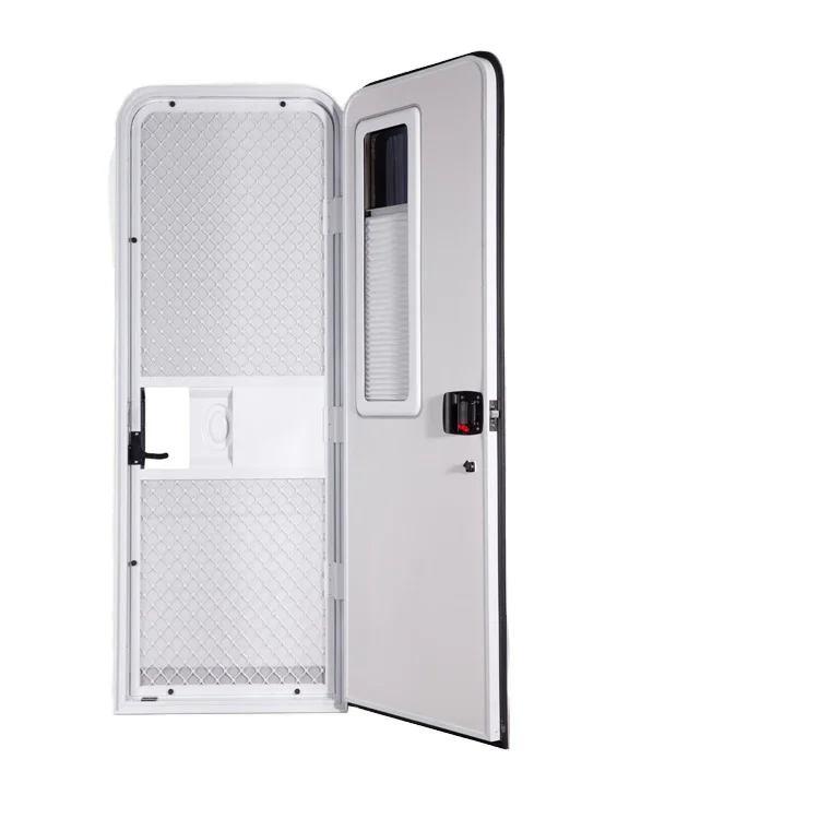 

RV Camper Accessories 580x1800mm Motorhome Camping Car Trailer Entry Doors with Inner Screen Door Custom Sizes